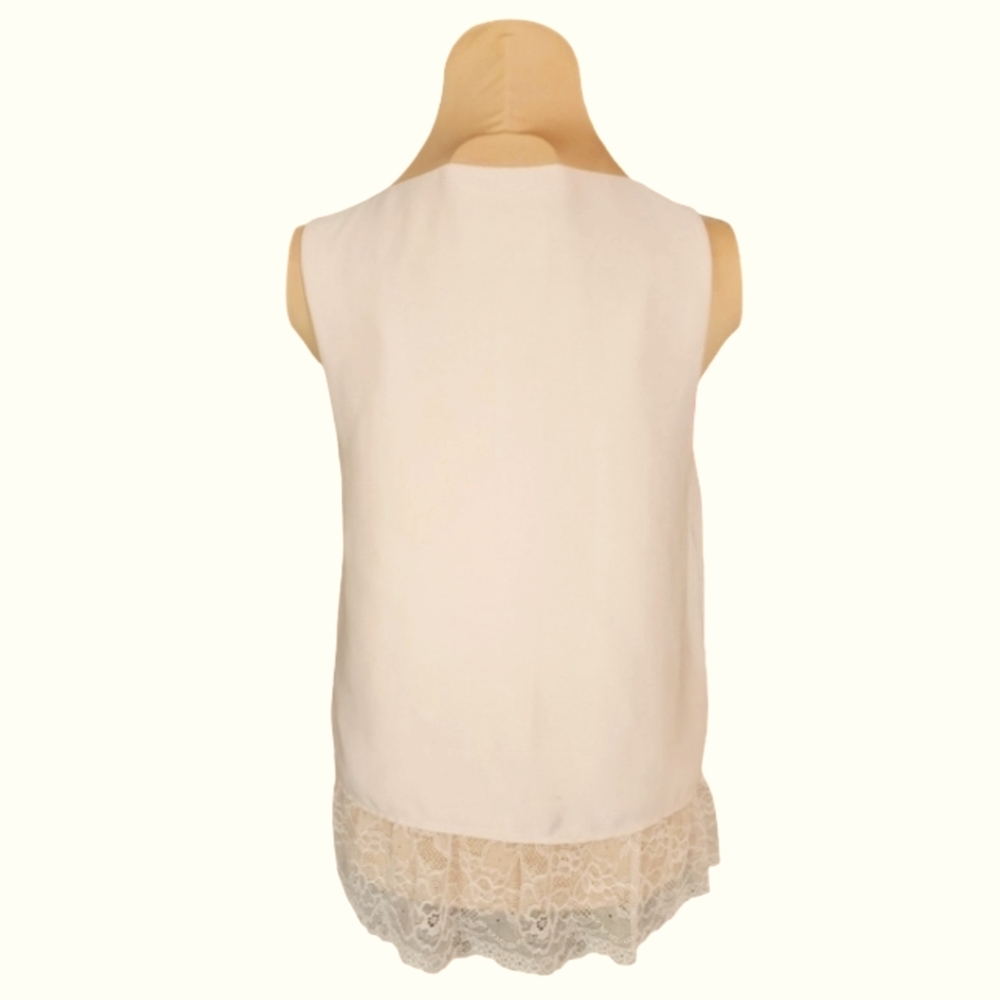 Zara Basic Tan Blouse‎ Women's Small - Picture 2 of 6